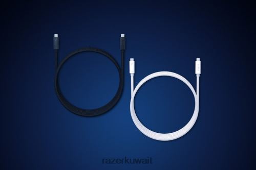 مكون الكمبيوتر Razer كابل الصاعقة 4 أسود 86D68623