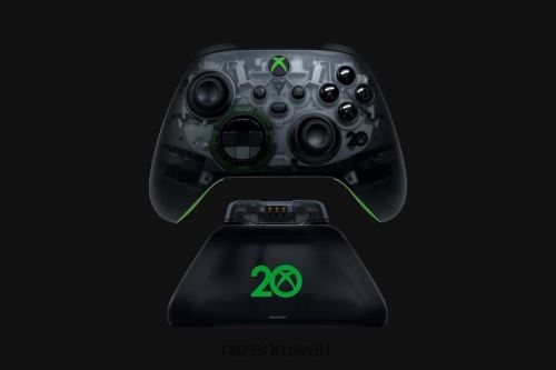 وحدة التحكم Razer حامل شحن سريع عالمي لأجهزة إكس بوكس ​​- إصدار محدود للذكرى السنوية العشرين لأجهزة إكس بوكس لون واحد 86D686166