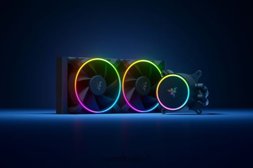 مكون الكمبيوتر Razer مبرد سائل هانبو كروما آر جي بي آيو (غطاء مضخة آر جي بي) لون واحد 86D68619