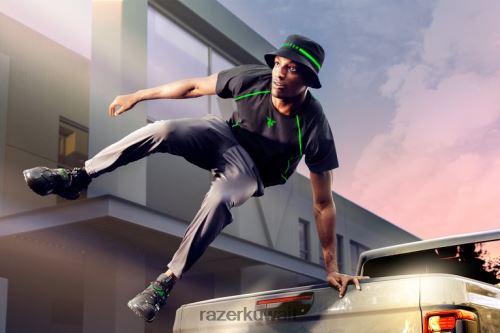 ثياب Razer Athleisure - تي شيرت غريزي لون واحد 86D686194