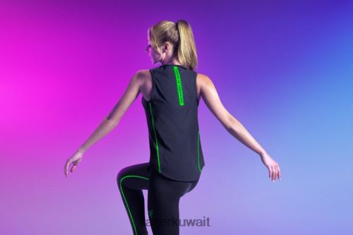 ثياب Razer Athleisure - قميص بدون أكمام غريزة لون واحد 86D686195