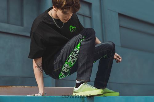 ثياب Razer طباعة Evisu Daicock مع جينز مطرز بالجزرة #2017 لون واحد 86D686192