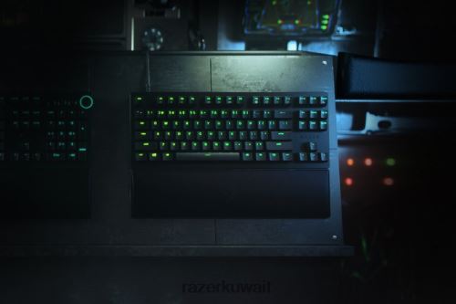 لوحة المفاتيح Razer Huntsman V2 Tenkeyless - مفتاح بصري نقري - الولايات المتحدة أسود 86D68671