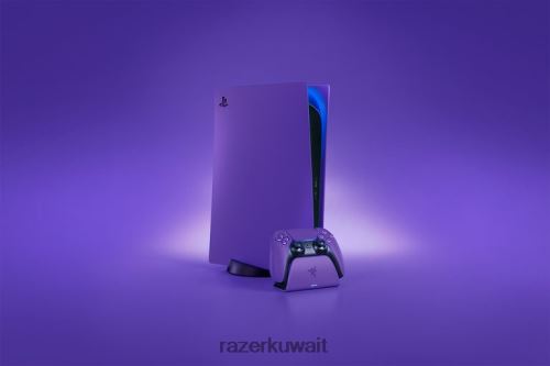 وحدة التحكم Razer حامل شحن سريع لجهاز PS5 أرجواني 86D686172