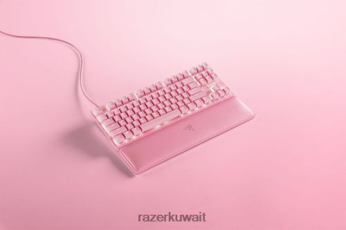 لوحة المفاتيح Razer هانتسمان V2 بدون مفتاح - مفتاح بصري خطي - الولايات المتحدة كوارتز 86D68670