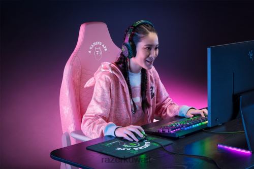كرسي الألعاب Razer X *A Bathing Ape iskur كوارتز 86D686126