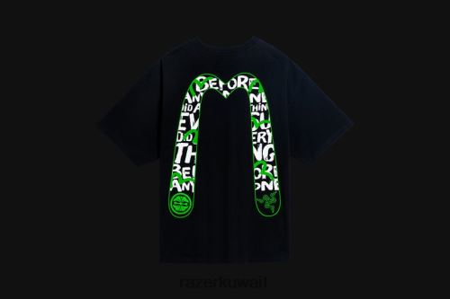 ثياب Razer تيشيرت بطبعة evisu دايكوك لون واحد 86D686191