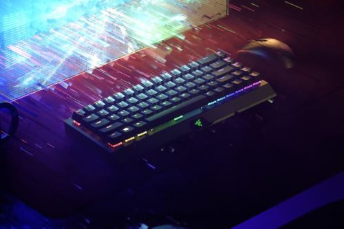 لوحة المفاتيح Razer بلاك ويدو v3 ميني هايبر سبيد - مفتاح أصفر - الولايات المتحدة أسود 86D68663