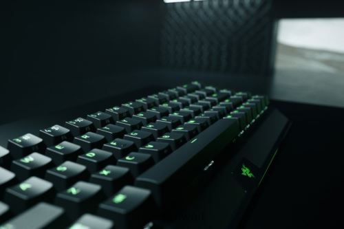 لوحة المفاتيح Razer بلاك ويدو v3 ميني هايبر سبيد - مفتاح أصفر - الولايات المتحدة أسود 86D68663
